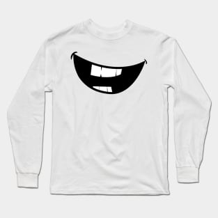 Funny Comic Mouth laughing Long Sleeve T-Shirt